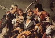 Bernardo Strozzi The Healing of Tobit painting